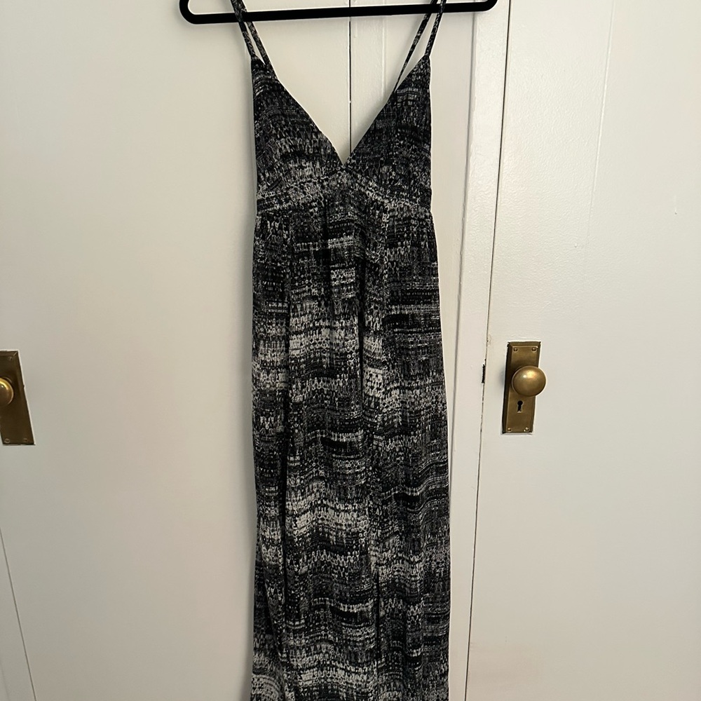 H&M Black and White Maxi Dress